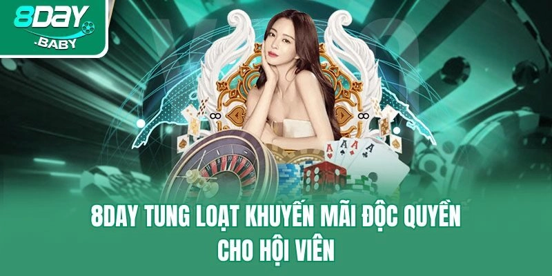 8day tung loạt khuyến mãi độc quyền cho hội viên